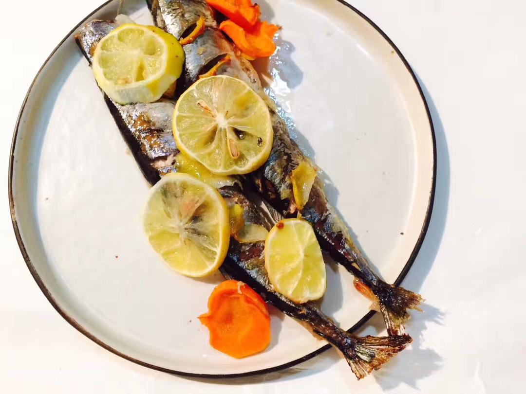 橙香烤秋刀鱼