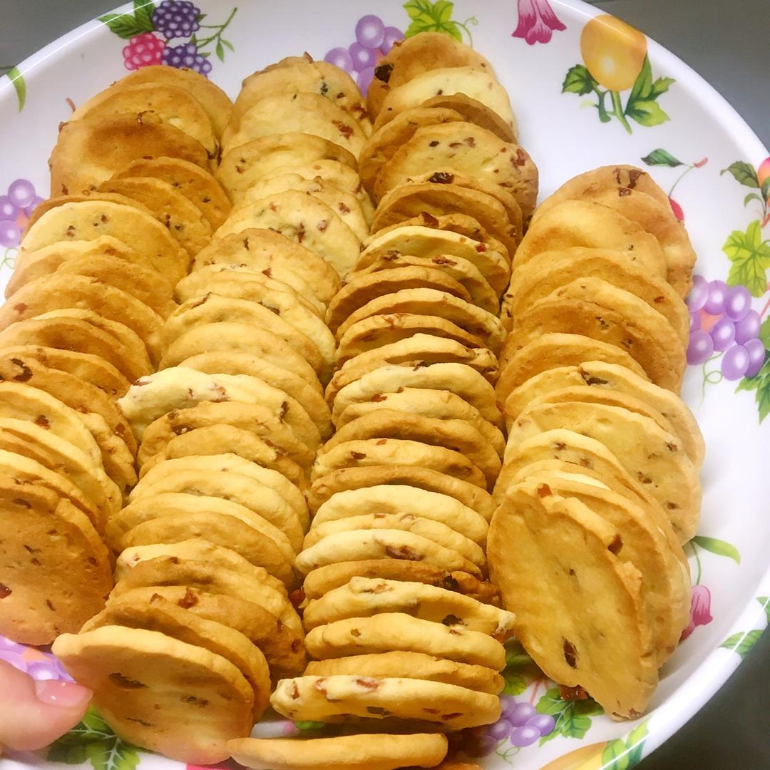 低糖少油版蔓越莓饼干