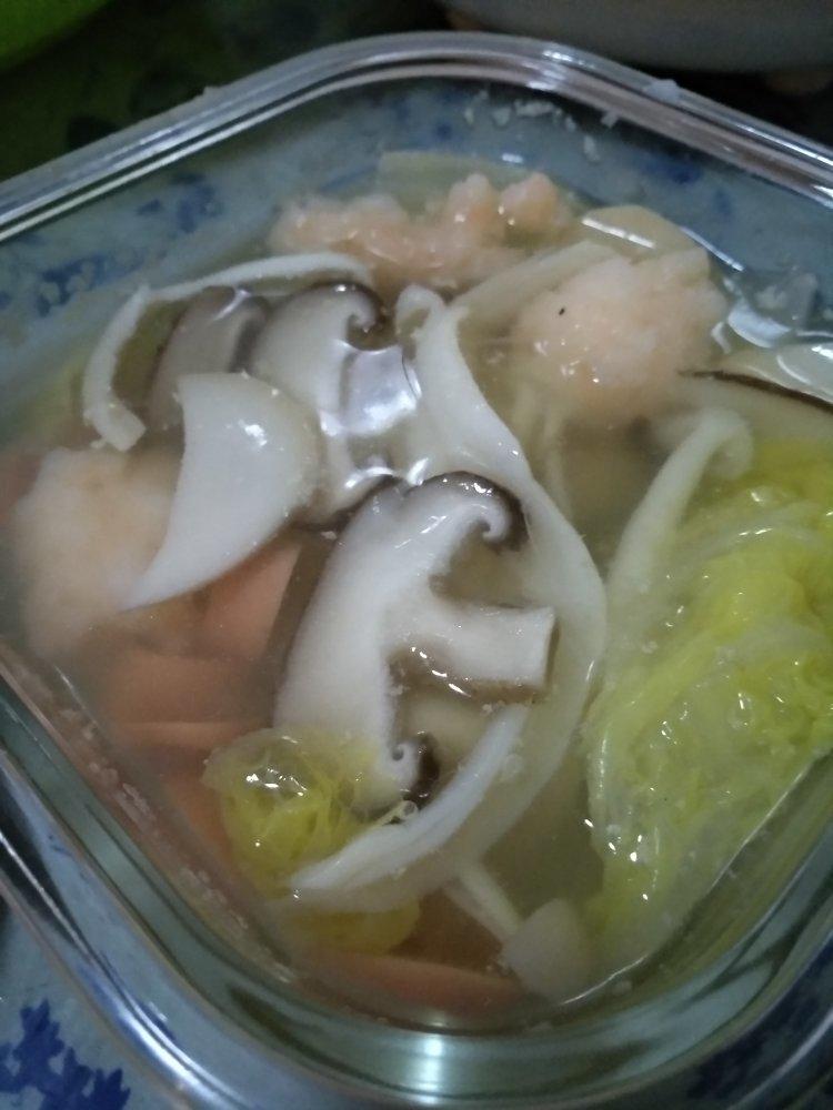 鲜虾滑娃娃菜