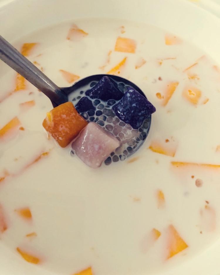 Q弹的珍珠芋圆西米露