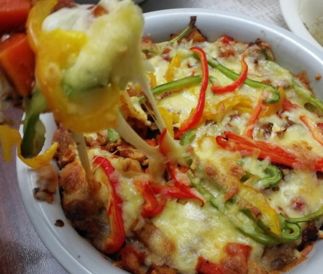 番茄鸡肉浓情焗饭【两人份】