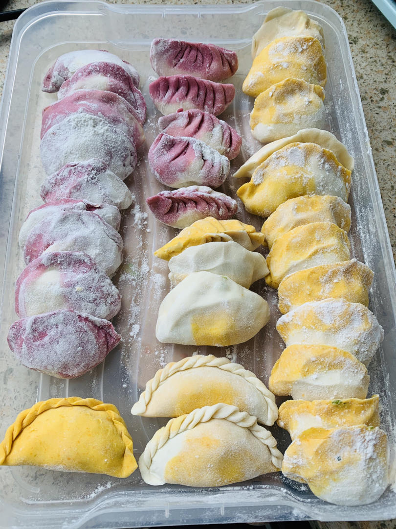 彩色水饺