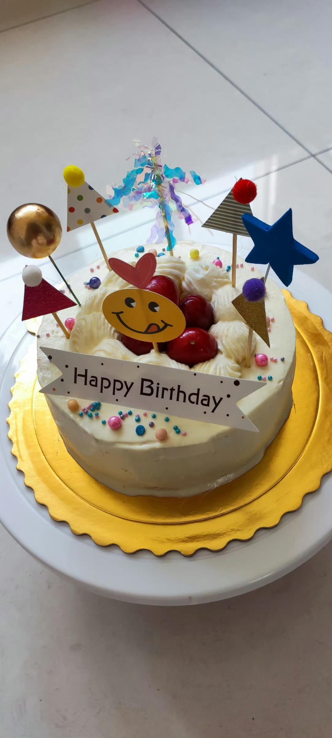 超级简单的味多美同款生日蛋糕（6寸），新手也能高度还原