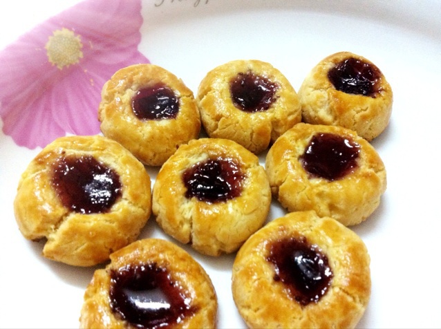 特浓奶香果酱酥饼