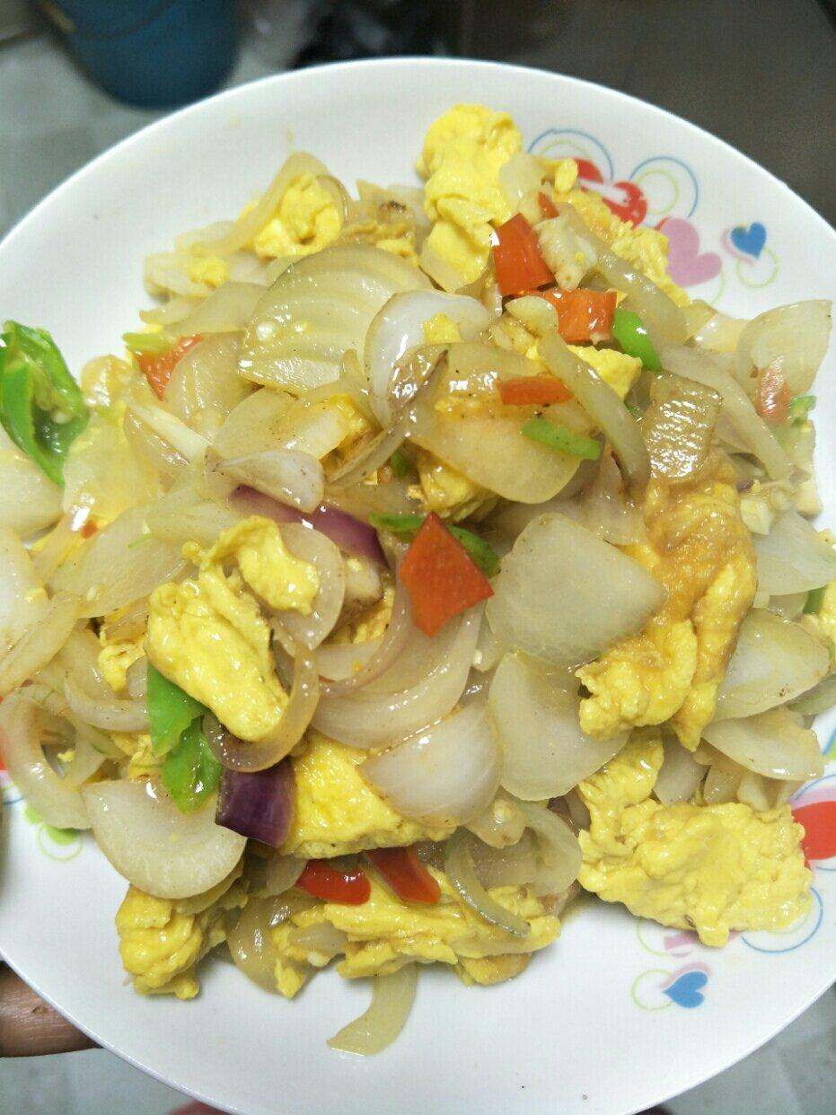 洋葱炒鸡蛋