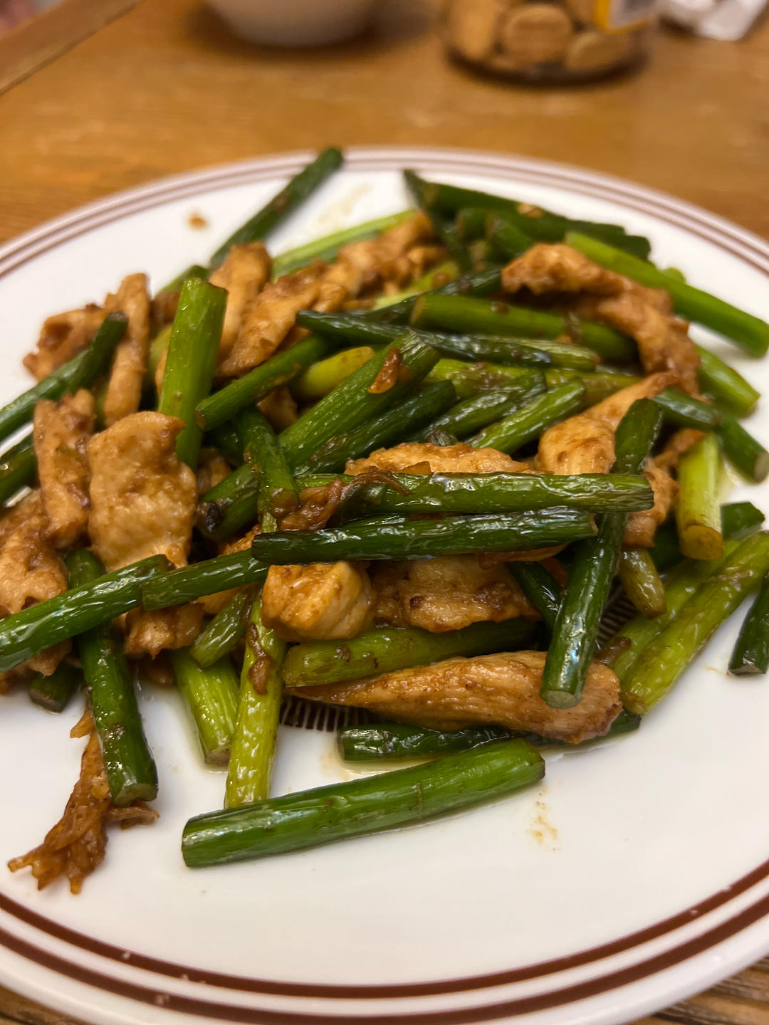 蒜薹炒肉丝