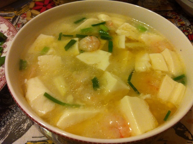 虾仁豆腐羹