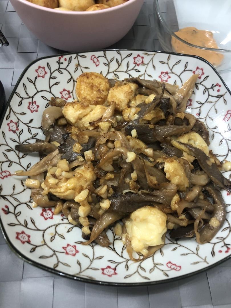 素炒平菇