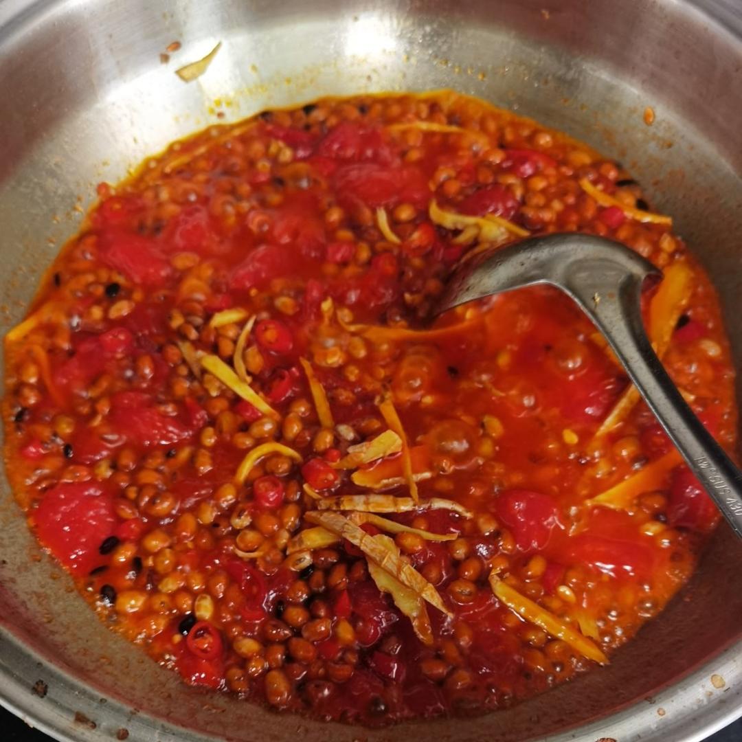 西瓜酱豆（不用腌、直接吃）