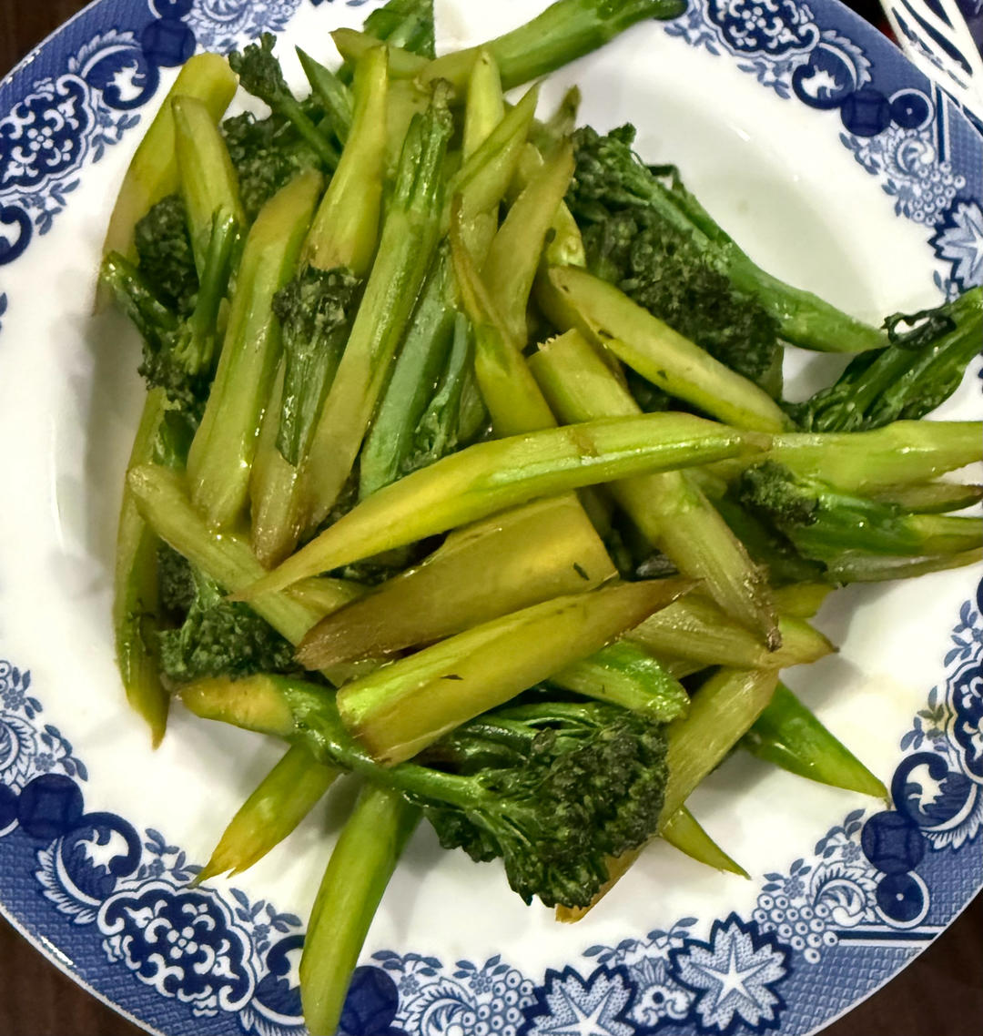 炒西兰苔，可炒一切绿色蔬菜配方