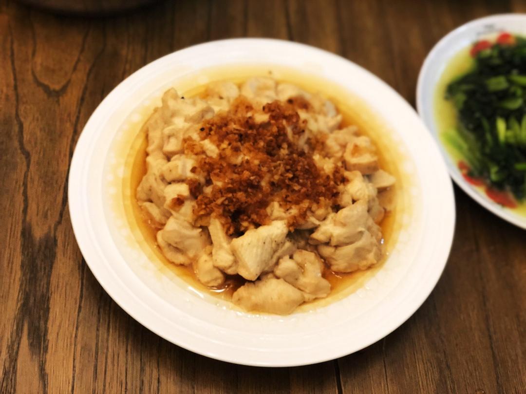 蒜蓉蒸鸡胸（鸡腿）