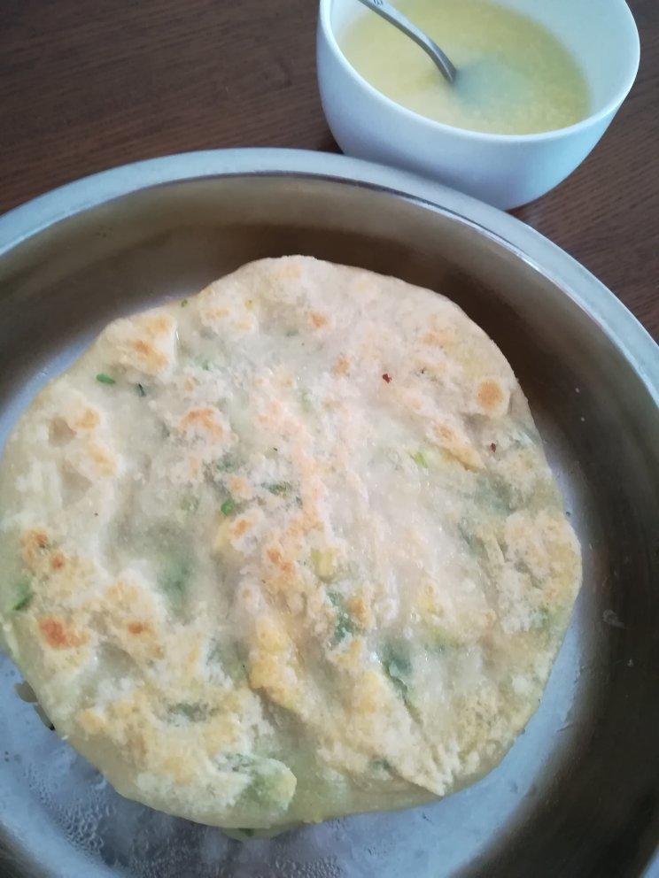 韭菜猪肉鲜虾馅饼