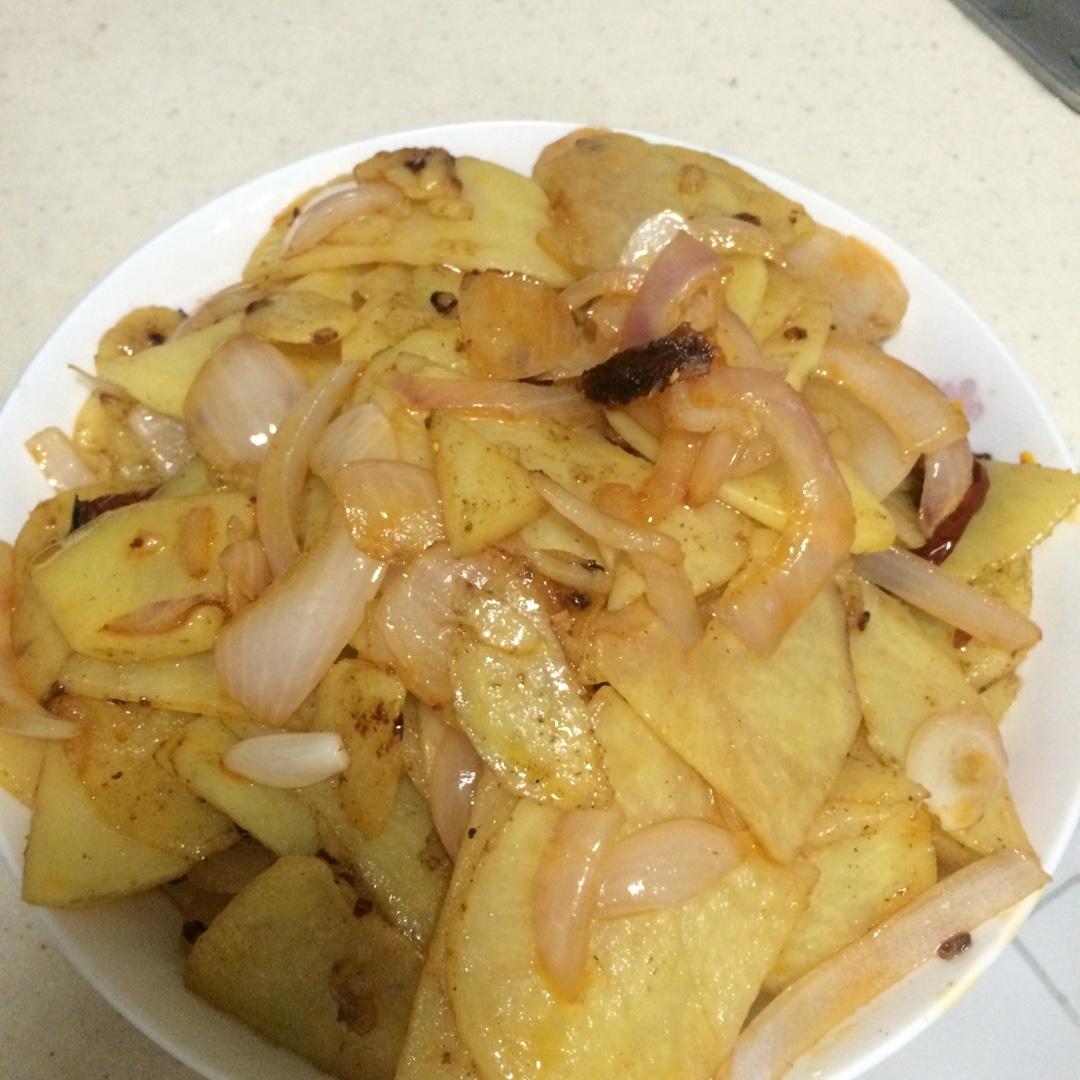 孜然洋葱土豆片