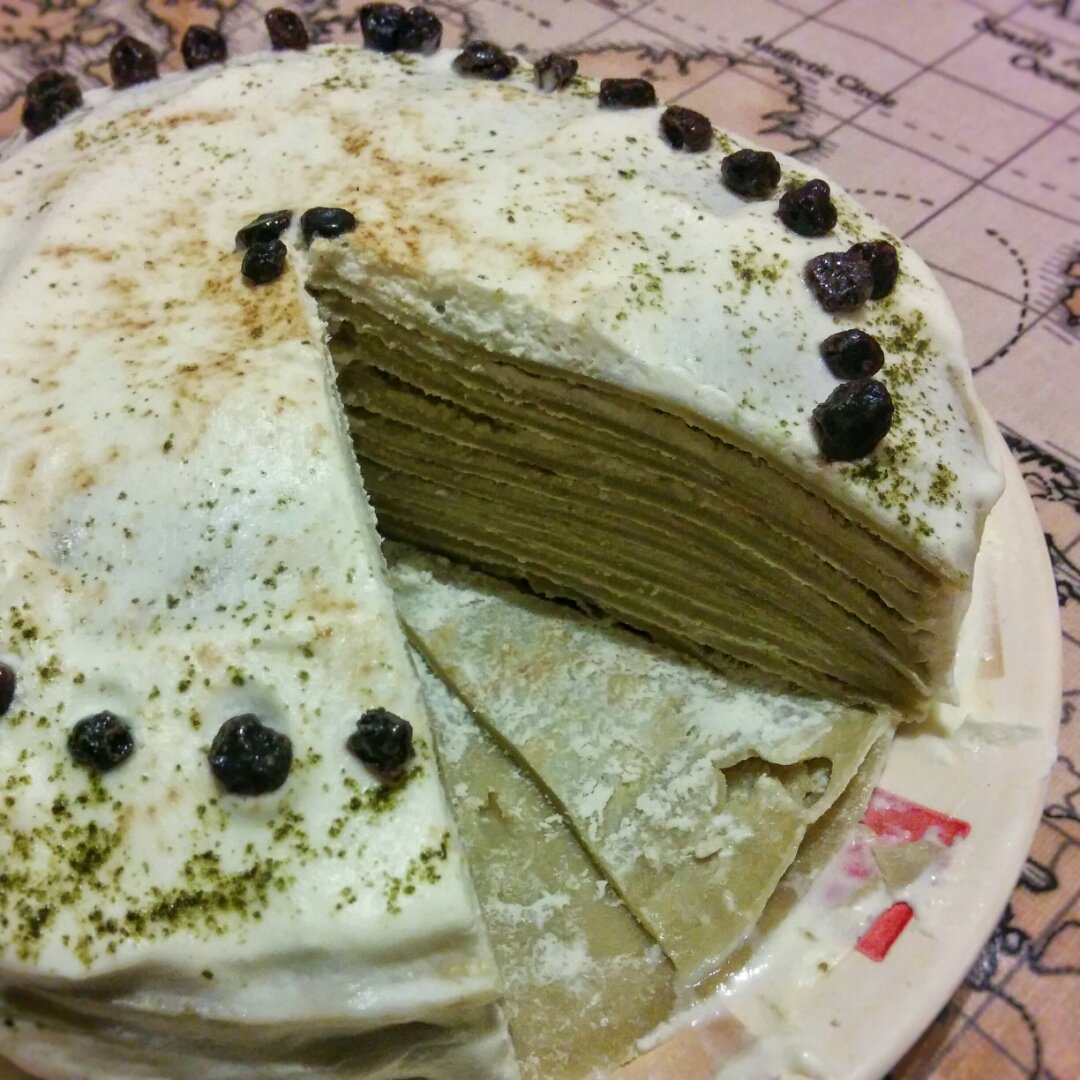 抹茶千层蛋糕（转自Amanda的曼食慢语）