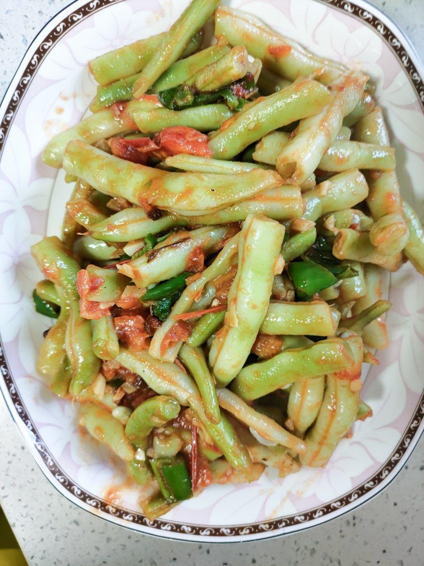 家常炒豆角