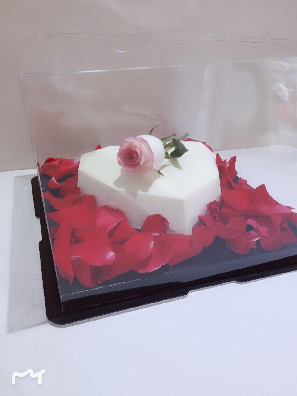 少女❤3D钻石心形覆盆子乳酪慕斯（7寸）