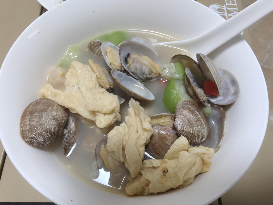 丝瓜花甲汤