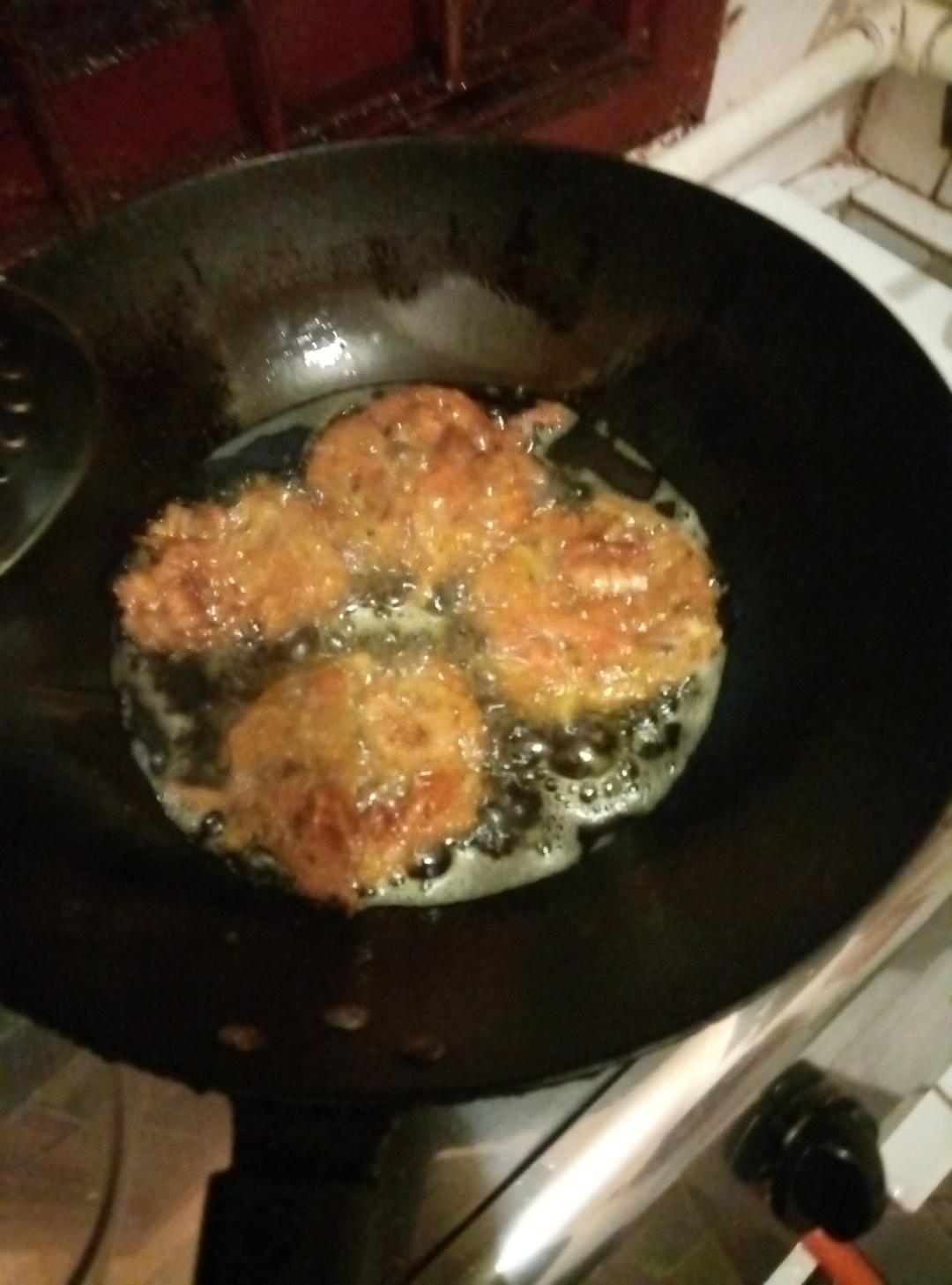 香煎虾饼