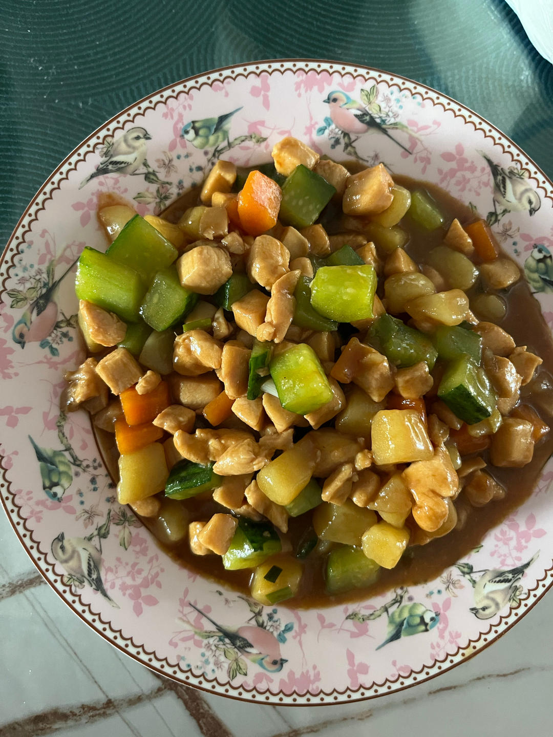 鸡胸肉焖土豆