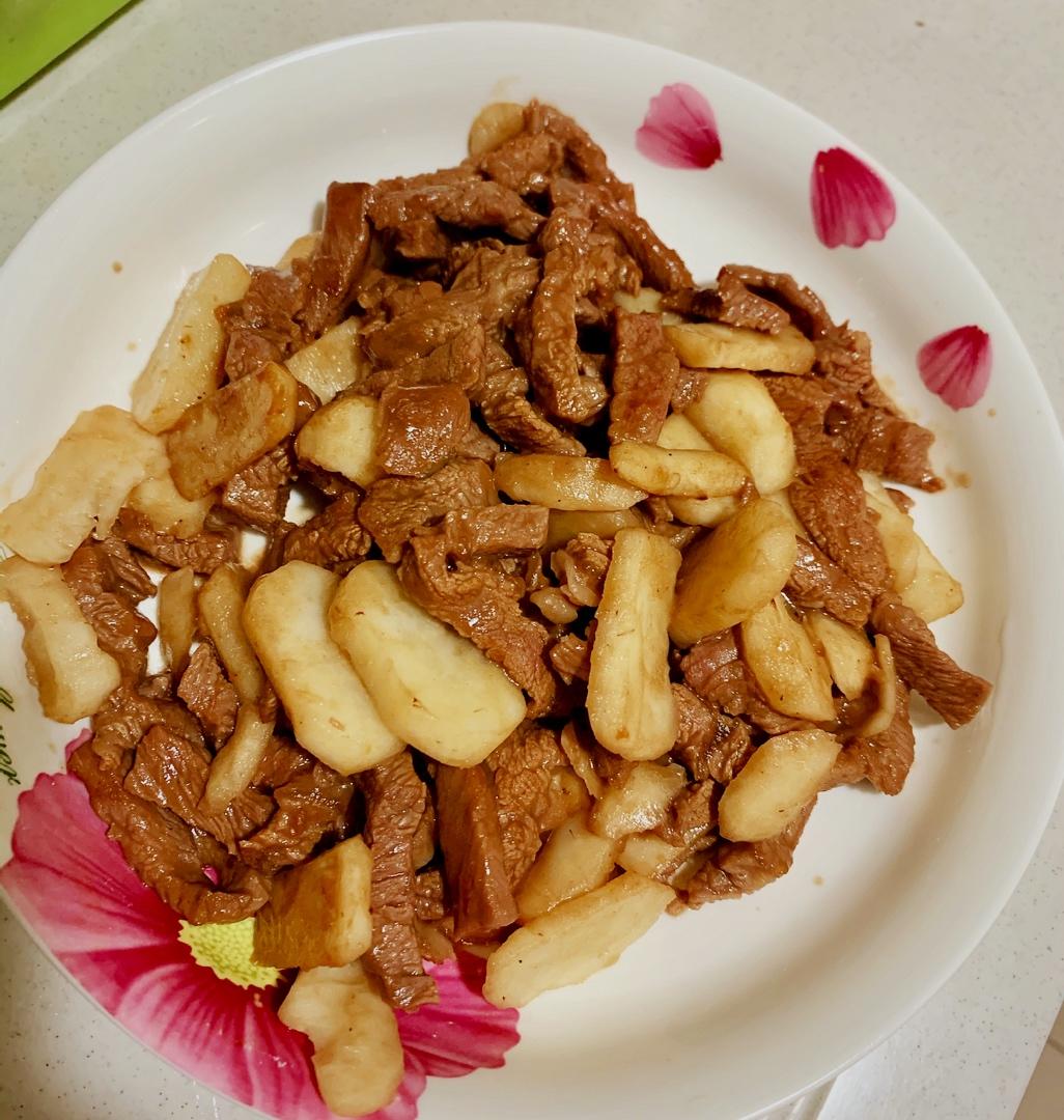 荸荠炒肉