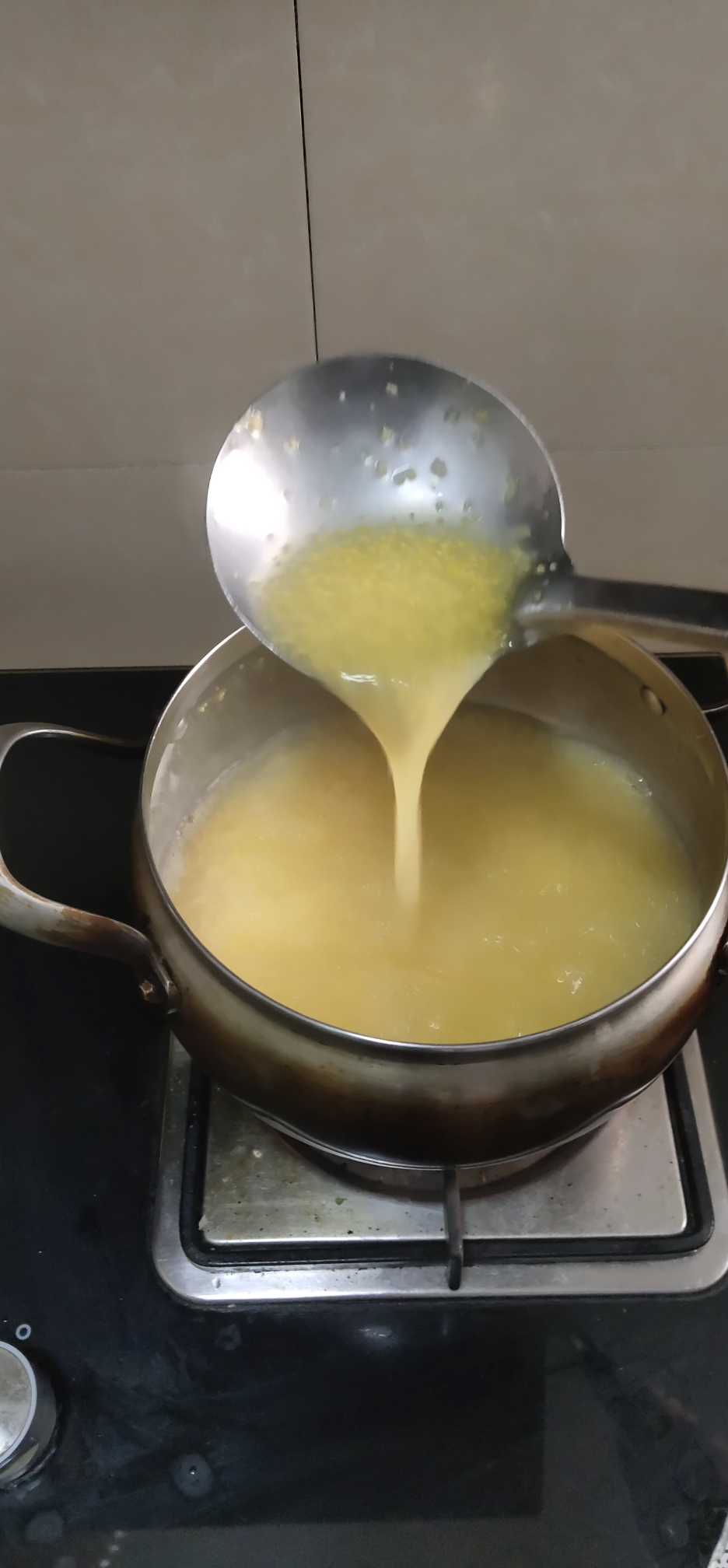 简单易学的玉米糁粥的做法