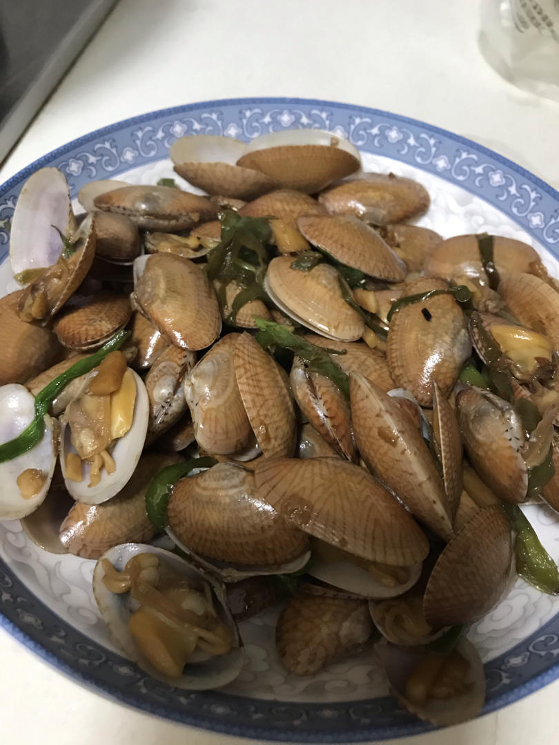 姜葱炒花甲