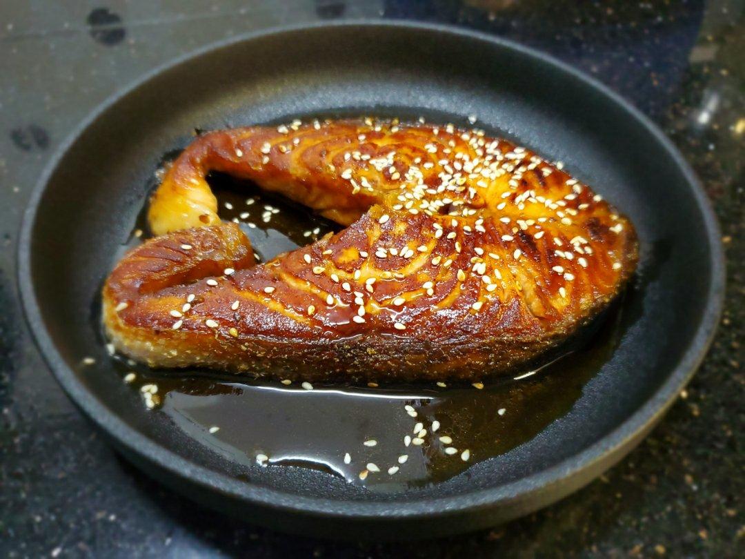 照烧三文鱼芦笋