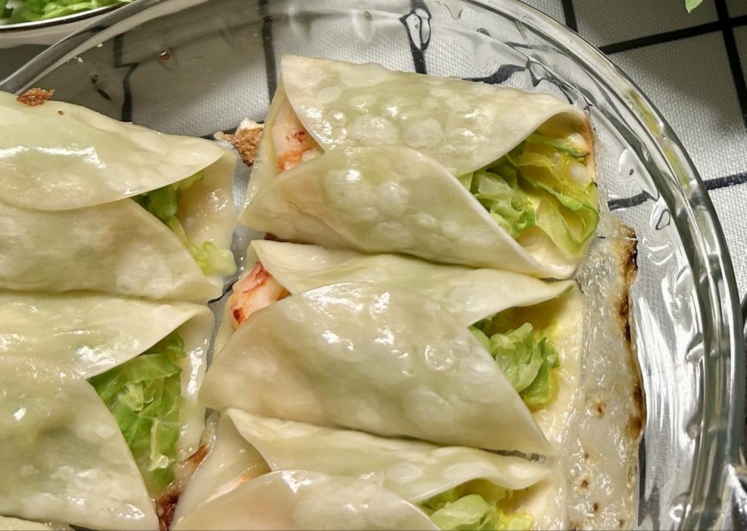 黑虎虾煎饺