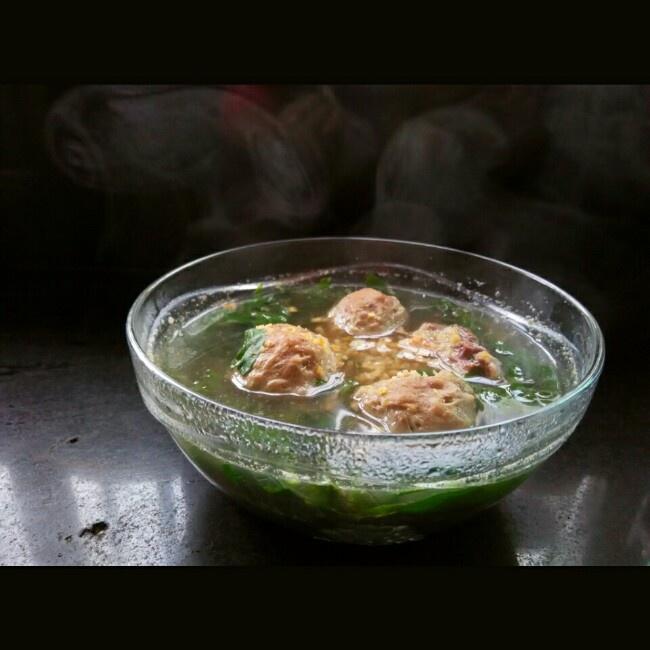 潮州牛肉丸枸杞菜汤