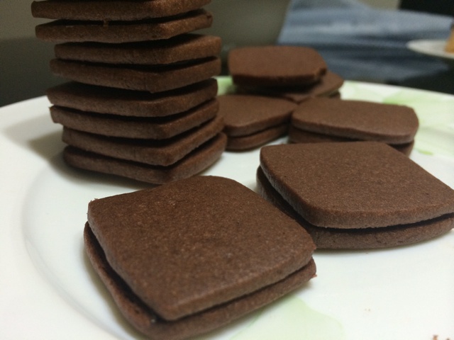 巧克力夹心饼干