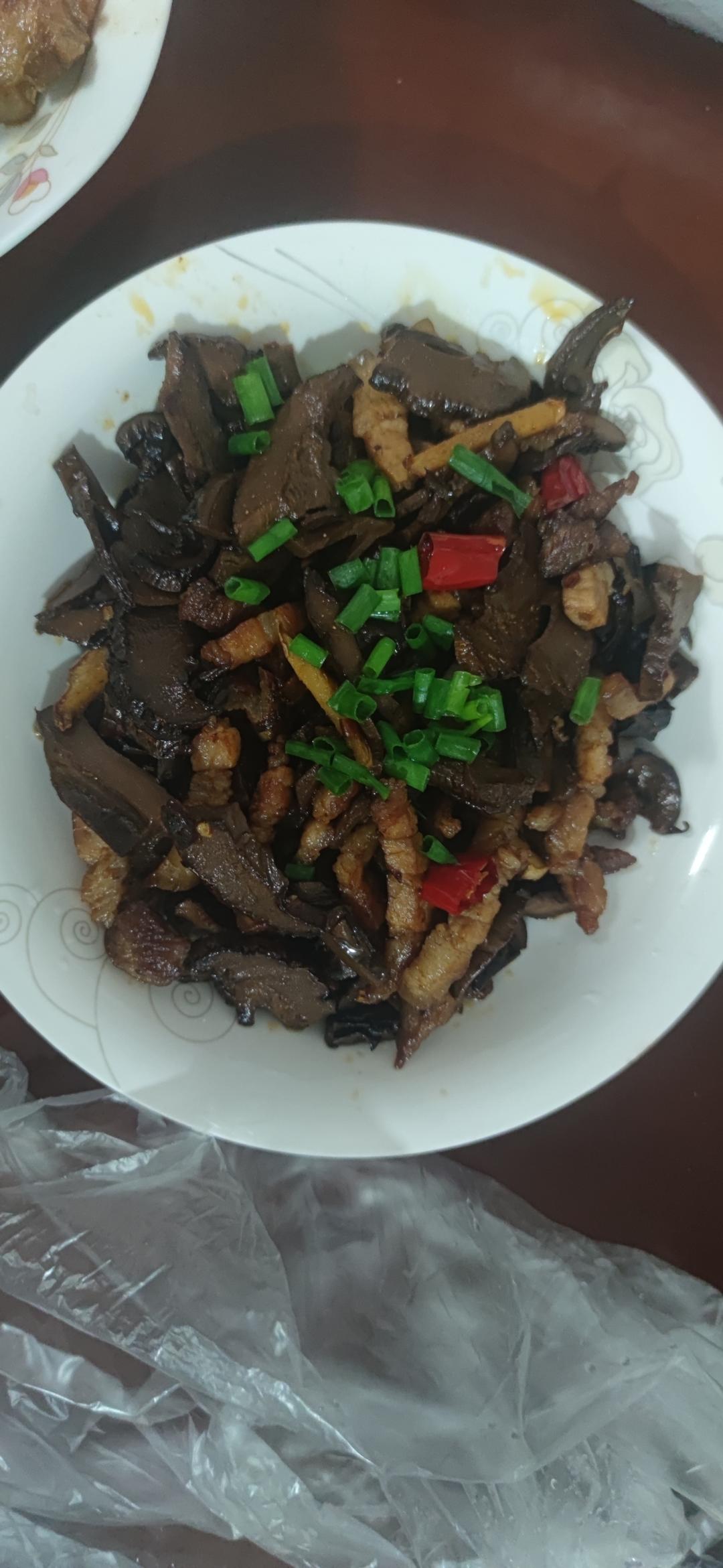 笋干炒肉
