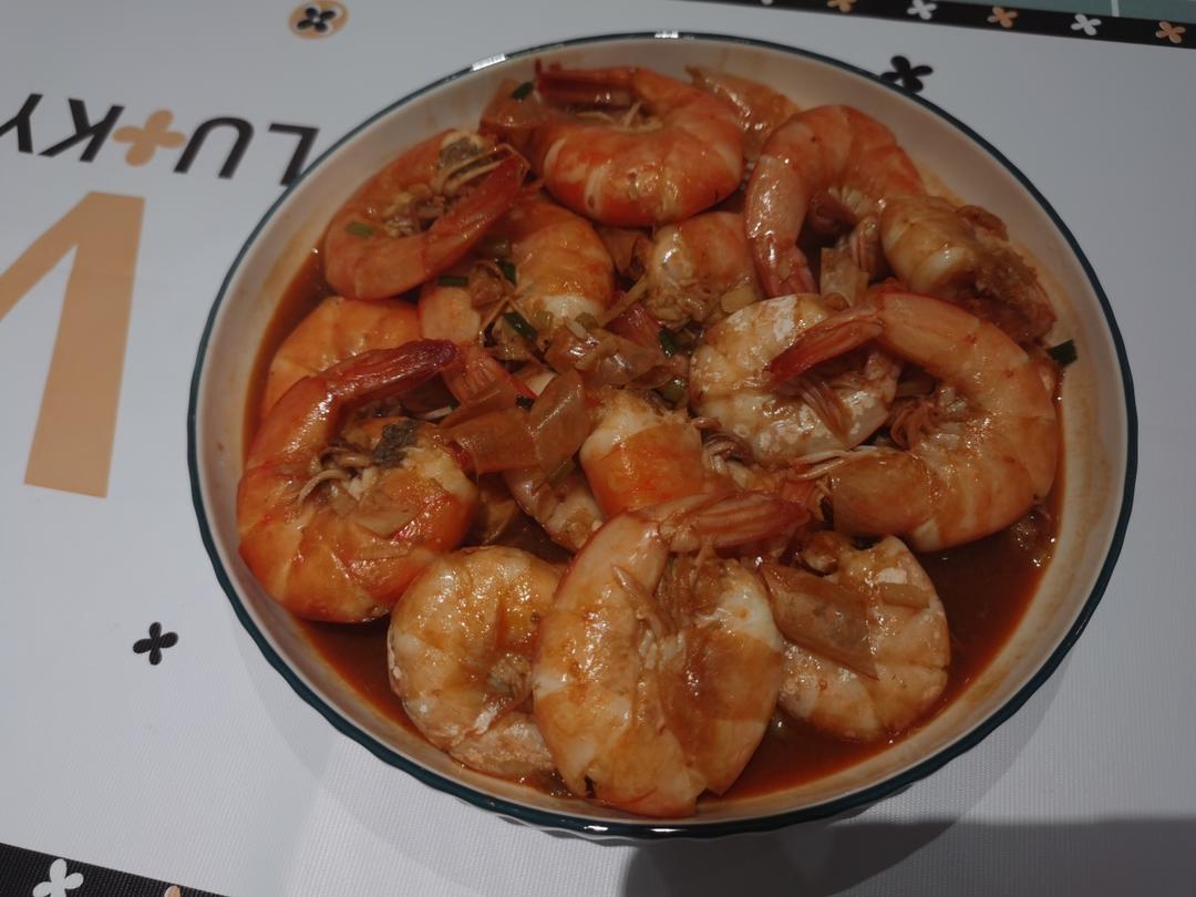 家庭版油焖大虾