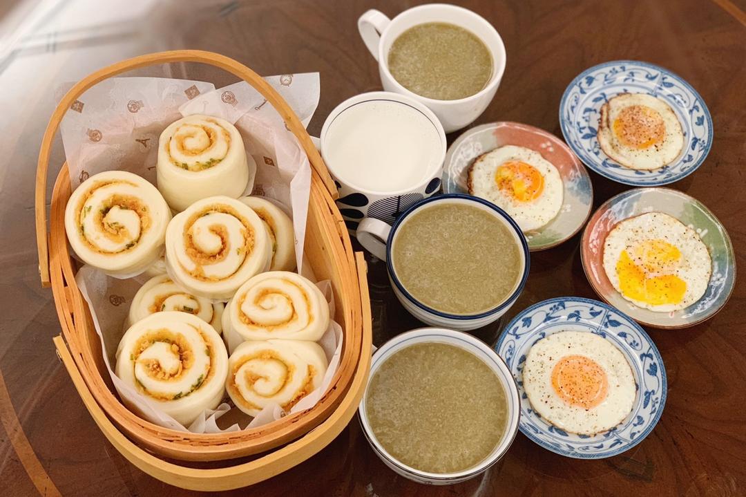 肉松馒头卷