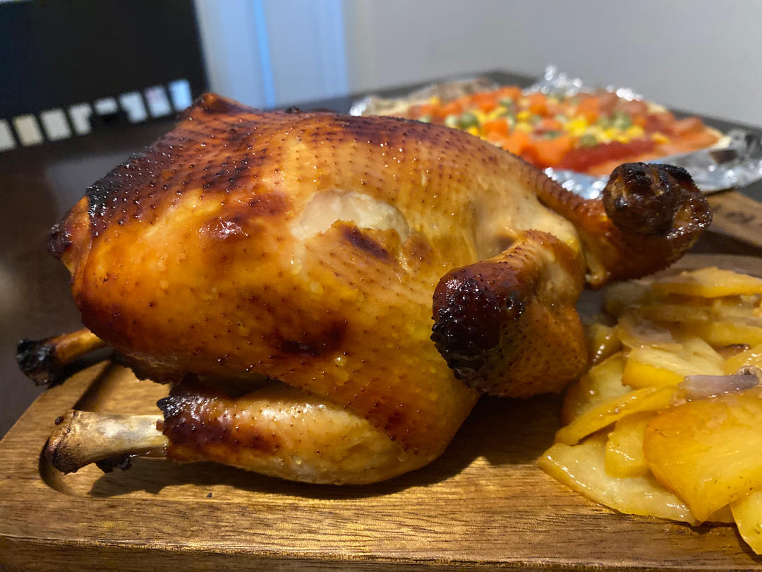 脆皮烤鸡