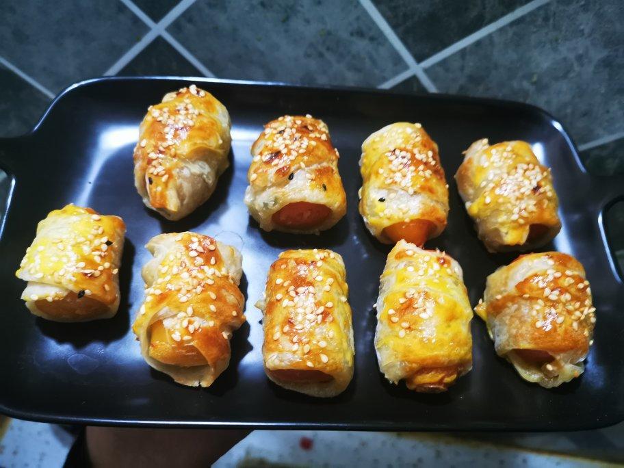 香酥香肠卷