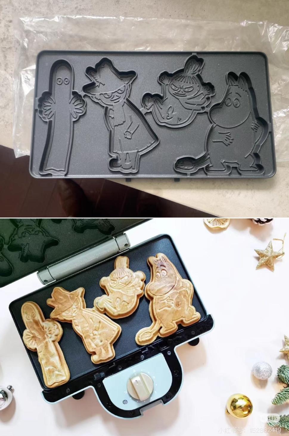 519 BRUNO多功能早餐机，松饼烤盘多种联名款史努比姆明皮卡丘米菲兔