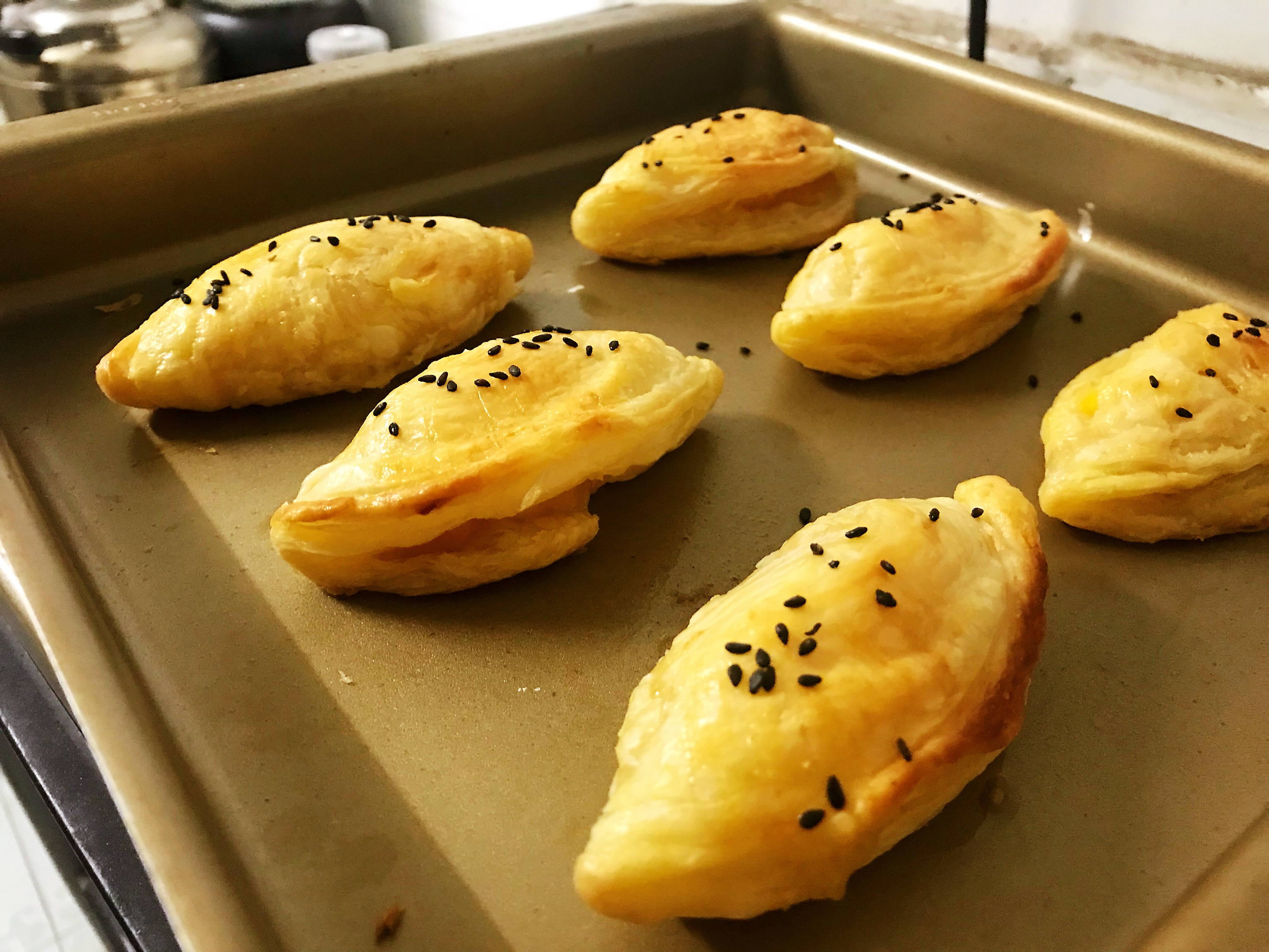 蛋挞皮版芒果酥的做法