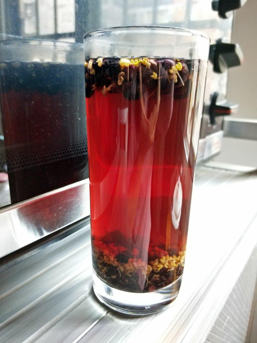 花香米茶上班族的养生茶