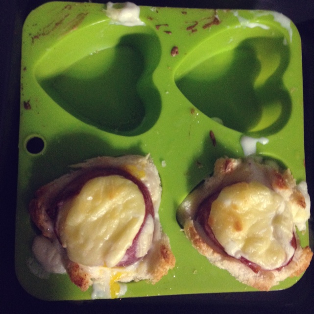 热三明治马芬/香脆夫人/CROQUE MADAME MUFFINS（巴黎私厨）