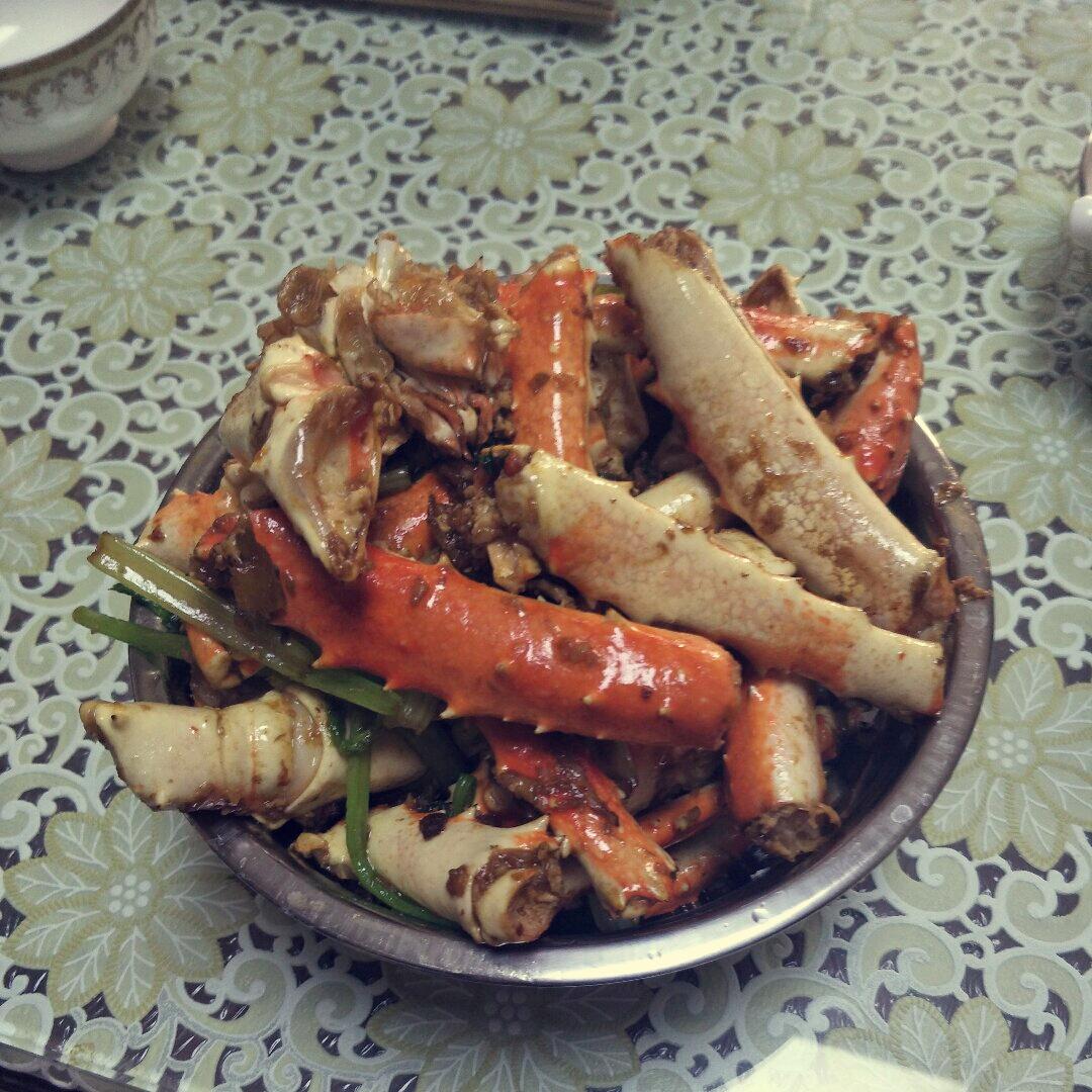 辣炒帝王蟹