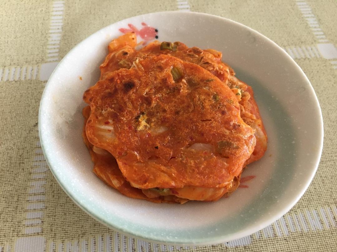 超简单正宗韩国泡菜饼