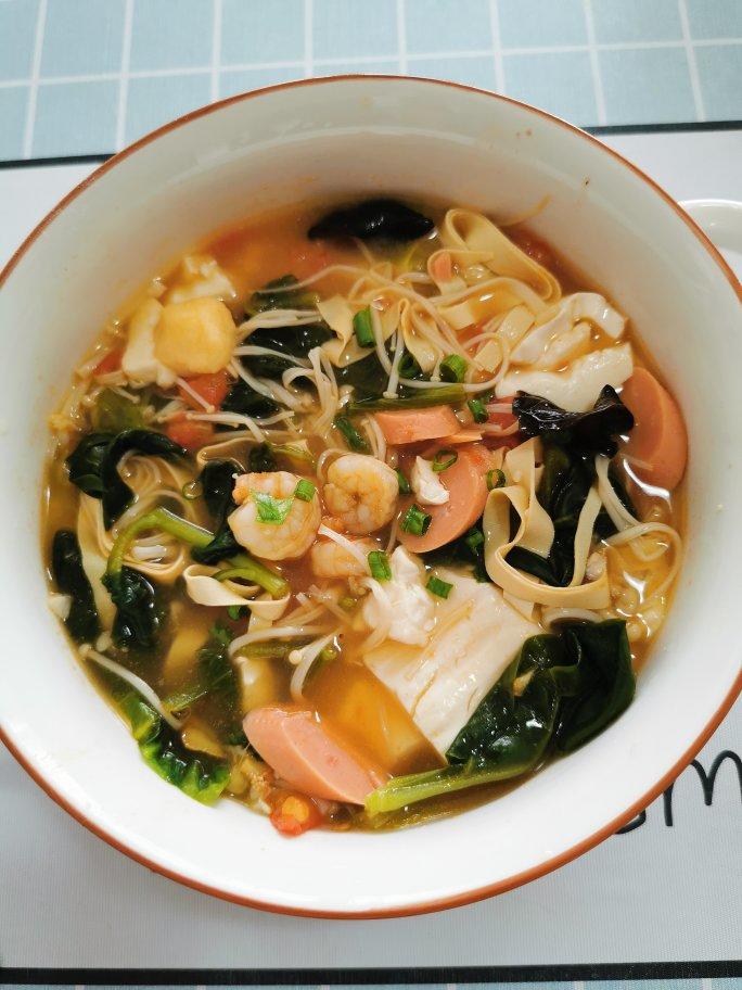 虾仁番茄豆腐汤