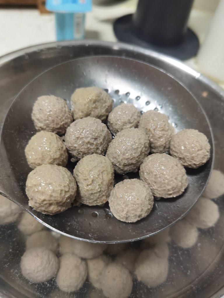 自制Q弹牛肉丸