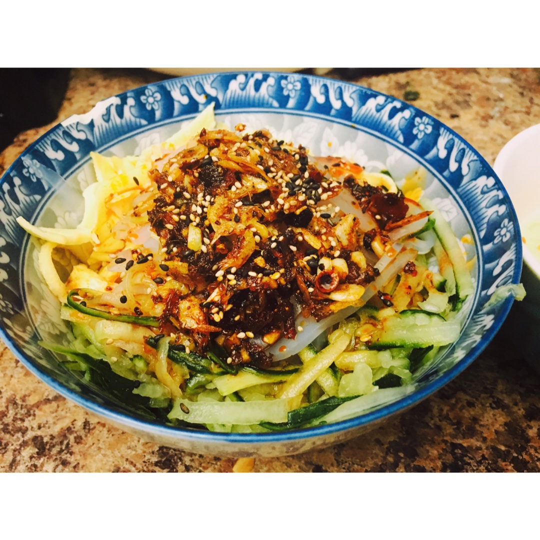 自制绿豆凉粉