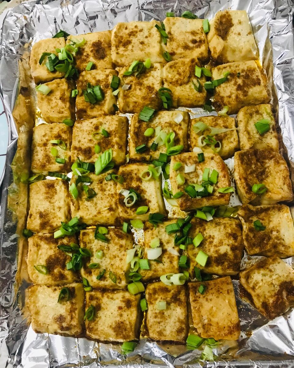 秒杀烧烤摊的烤豆腐（烤箱版）