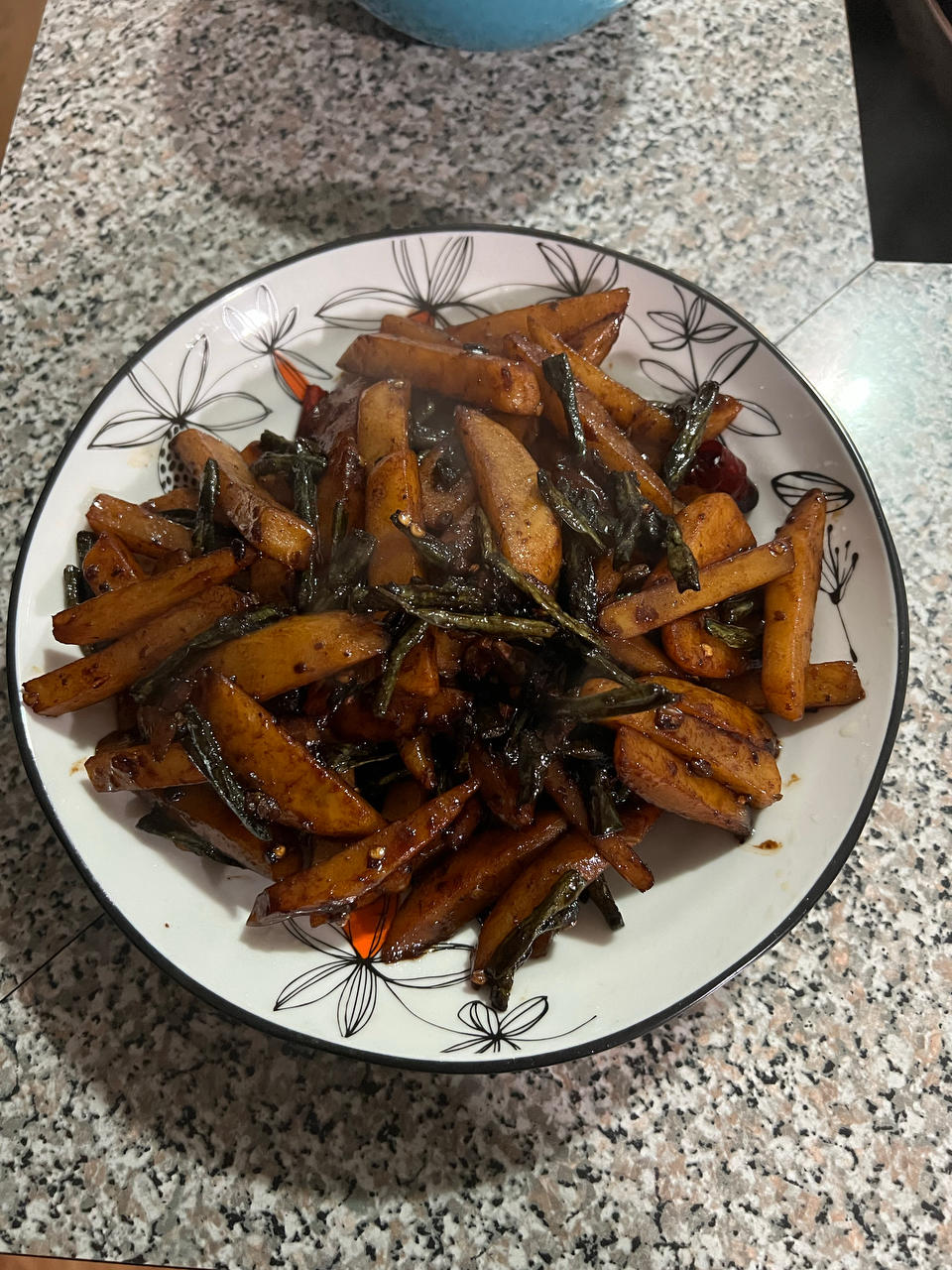 干煸豆角土豆