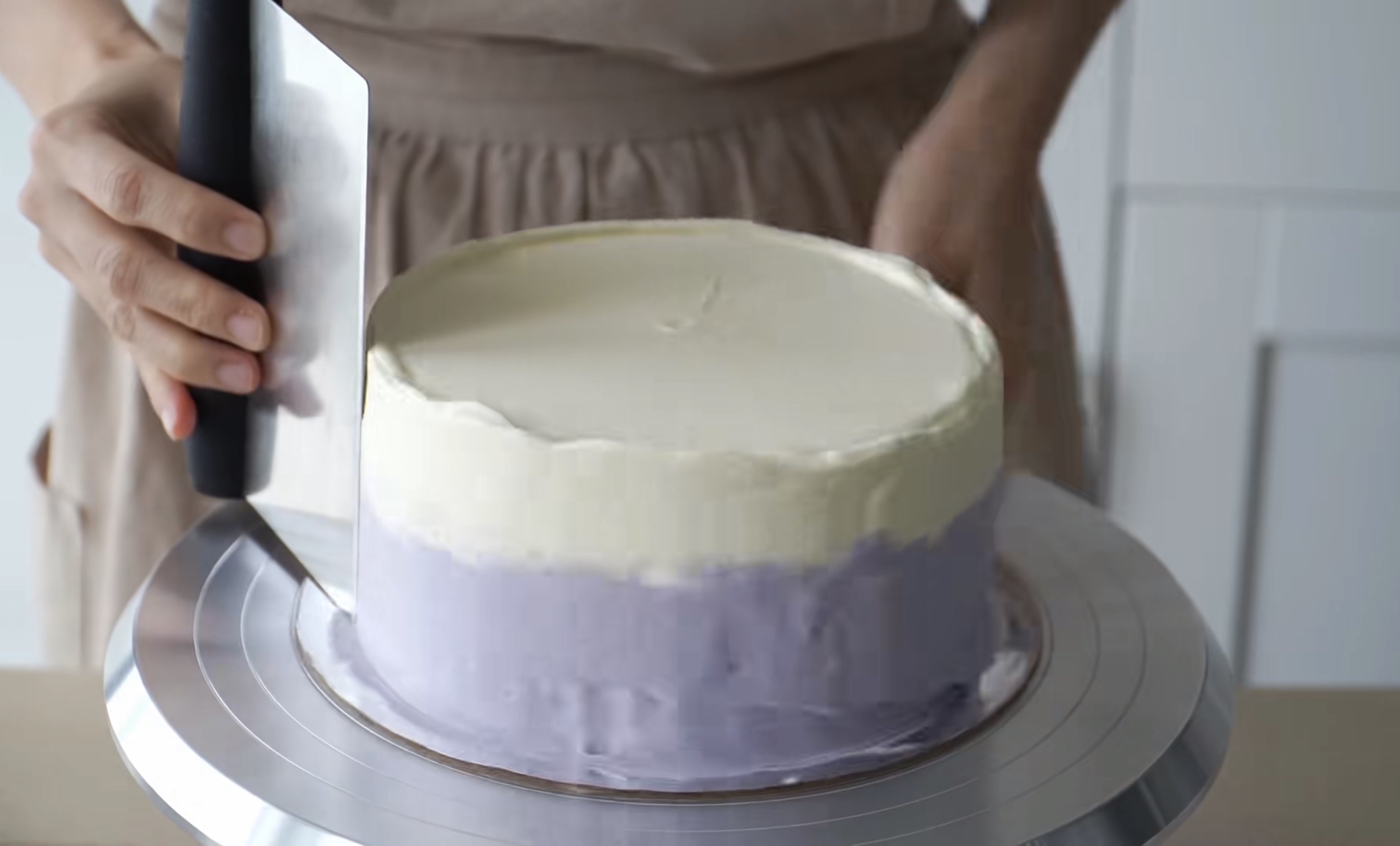 附蓝莓酱做法#低糖好吃的蓝莓奶油蛋糕～的做法 步骤40