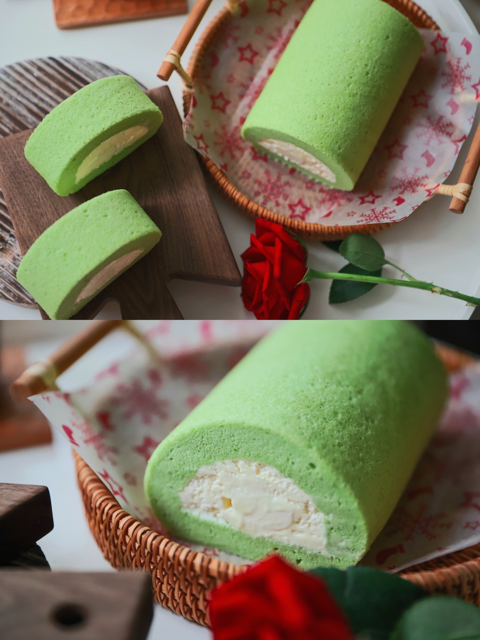斑斓椰香奶冻蛋糕卷的做法