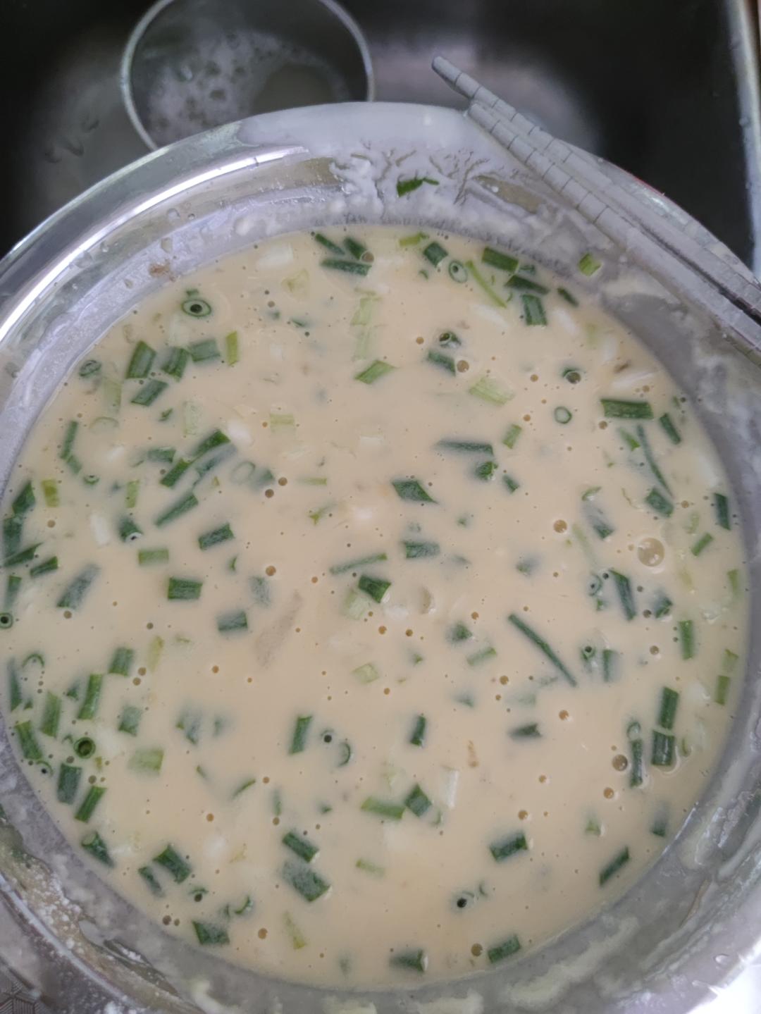 快速早餐鸡蛋葱花饼