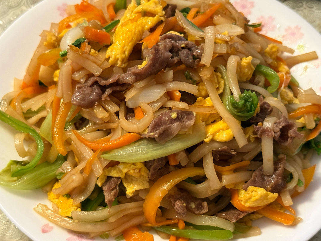 牛肉炒粿条